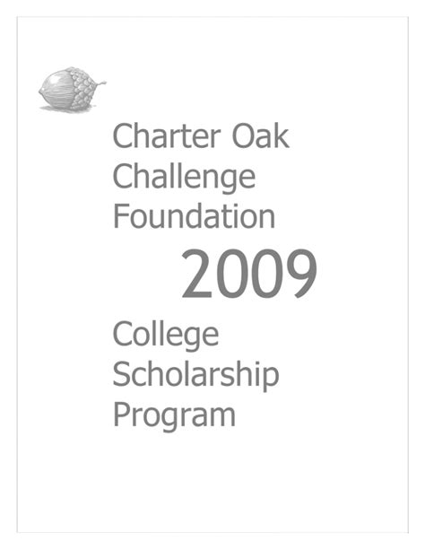 Charter Oak Scholarship: Your Gateway to Affordable Education