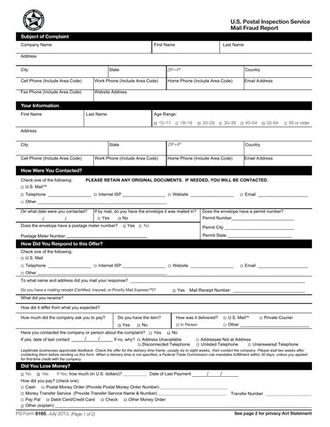 Postal Form 8165: A Comprehensive Guide to Simplifying Change of Address Management