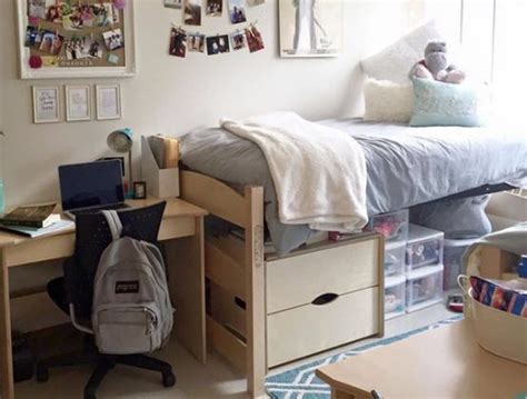 Dorm Beds Together with Storage Between: Maximize Space and Comfort