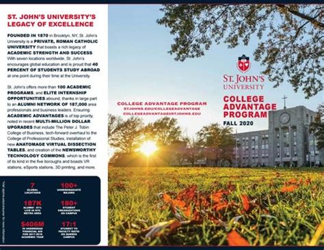 Elevate Your Academic Journey with St. John’s College Advantage Program