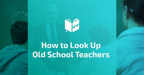 How to Look Up Old Teachers