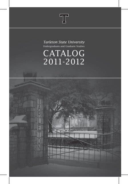 Tarleton State University Course Catalog: Your Gateway to Academic Excellence