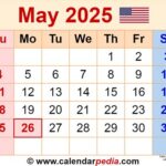 May Calendar 2025: A Comprehensive Guide to the Upcoming Month