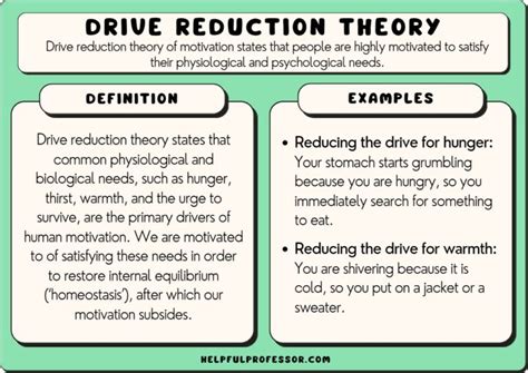 Drive Reduction Theory: The Basic Definition in AP Psychology