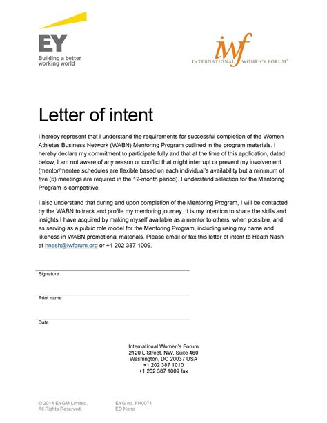 Do Letters of Intent Help?
