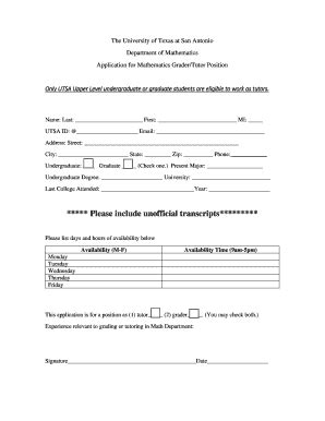 UTSA Unofficial Transcript: Everything You Need to Know