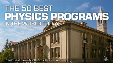 Best Physics Schools Undergraduate: Embark on a Journey of Discovery and Innovation
