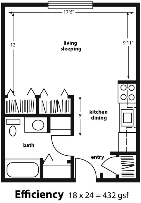 Efficiency Room Design: Pictures, Overview, and Design Drawing