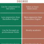 Understanding the Key Differences Between Bachelor’s and Associate’s Degrees