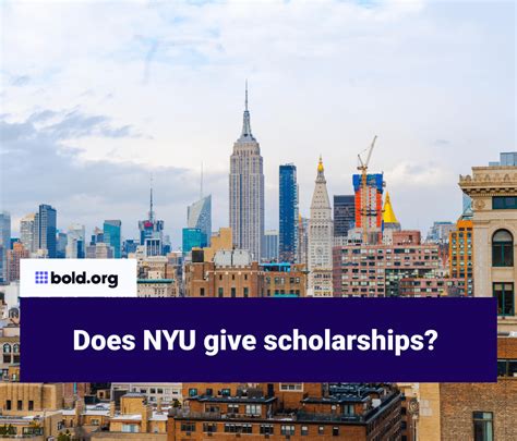 Does NYU Give Merit Scholarships?