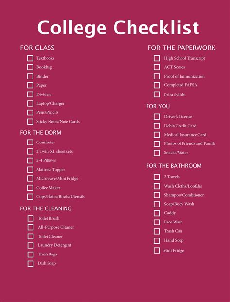 Preparing for College: The Ultimate Checklist to Ensure Success