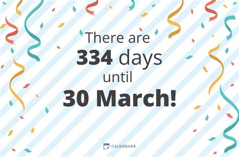 Days Until March 18