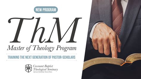 Baptist Scholars Program: Nurturing the Next Generation of Theological Luminaries