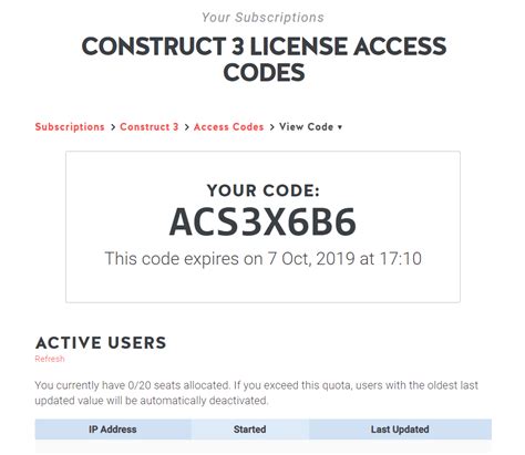 What is an Access Code?
