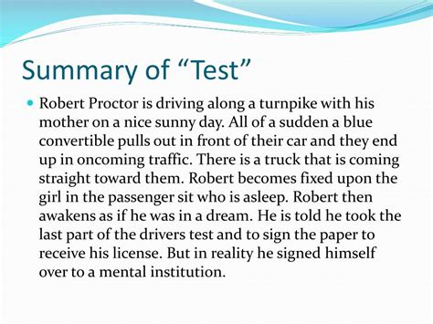 The Test: Theodore Thomas Robert Lookalike How to Take the Test What the Results Mean Tips for Getting a High Score What the Test Can Tell You Conclusion Additional Tips Tables Conclusion