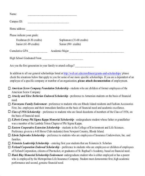 Scholarship Applications Examples That Will Amplify Your Applications