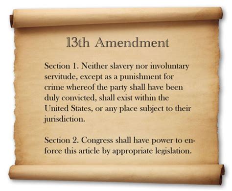 13th Amendment: A Cornerstone of American Civil Rights