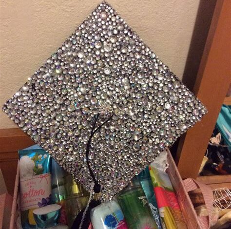 Bedazzled Caps: A Sparkly Addition to Your Graduation Ceremony