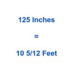 125 Inch to Feet: A Comprehensive Understanding