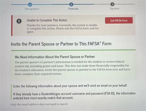 Parent Spouse or Partner Meaning FAFSA