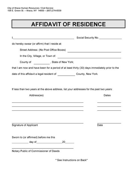 Proof of Residency Requirements for Washington State