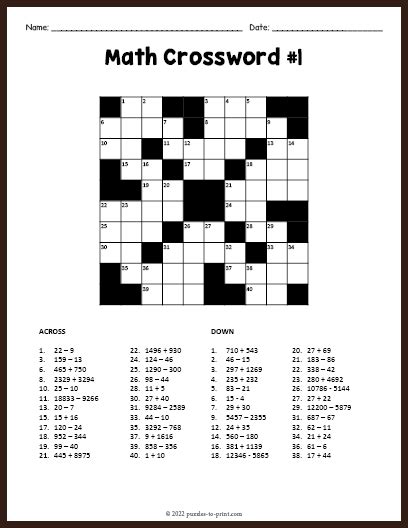 AP Math Course Crossword Clue: A Challenging Puzzle for Math Enthusiasts