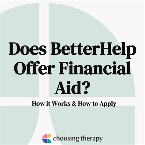 BetterHelp Financial Aid Application: A Comprehensive Guide to Accessing Affordable Mental Health Care Additional Resources Tables