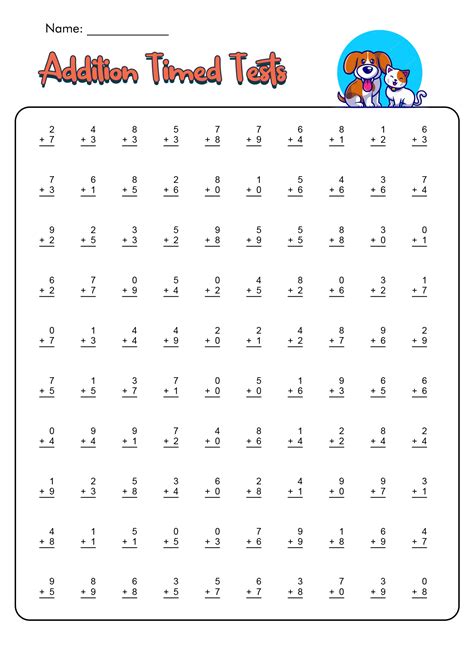 Time-Crunched to Math Mastery: Conquer Timed Addition with our Exclusive Worksheets