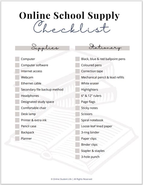 College School Supply List: The Ultimate Guide
