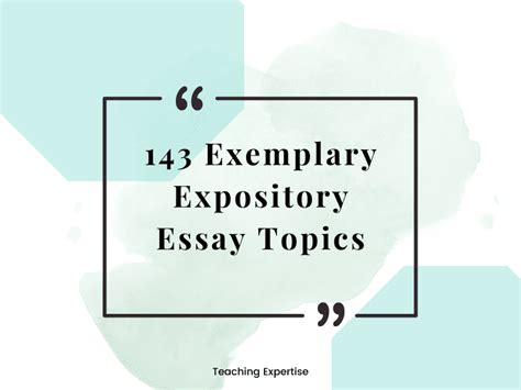 Expository Writing Topics: Explore the Wide World of Exposition