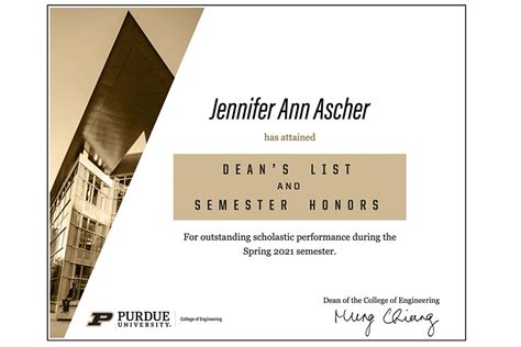 Purdue University Dean’s List: A Mark of Academic Excellence