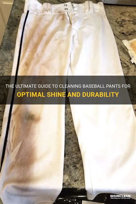 Cleaning Baseball Pants: A Complete Guide to Maintaining Pristine Uniforms