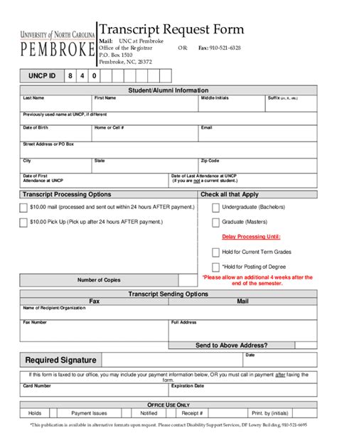 UNC Charlotte Transcript Request: A Comprehensive Guide for Students