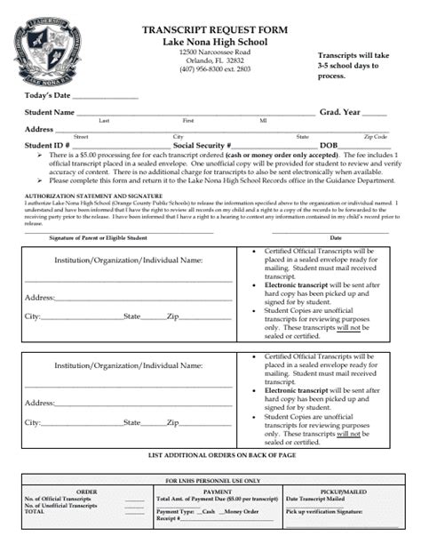 High School Transcript Request Florida: A Comprehensive Guide to Obtaining Your Official Records Additional Tips and Tricks Table 1: High School Transcript Request Costs by School District Table 2: Timeline for High School Transcript Processing Table 3: Frequently Asked Questions about High School Transcript Requests Table 4: Tips and Tricks for a Smooth Transcript Request Process Conclusion
