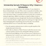 Why Do You Need This Scholarship? Sample Answers to Help You Stand Out