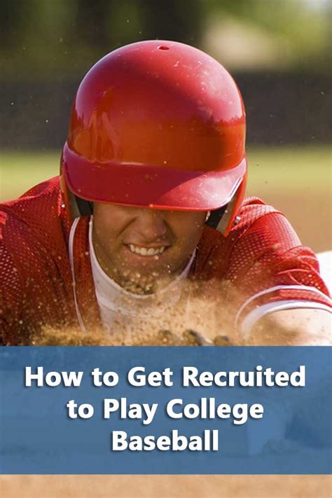 How to Get Recruited for College Baseball