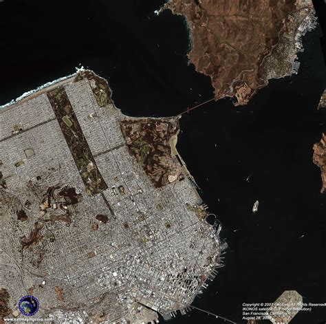 San Francisco SAT Map: Uncover the Golden City from Above