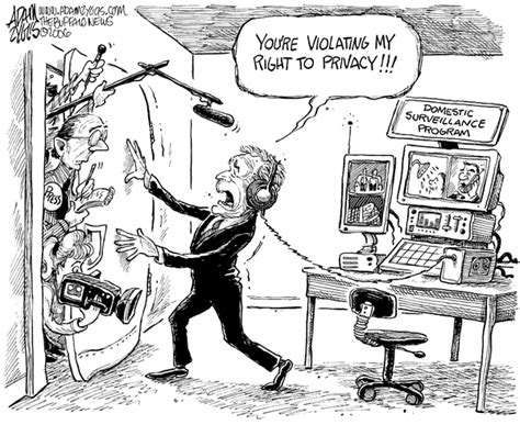 4th Amendment Cartoon: The Right to Privacy