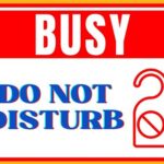 Printable Do Not Disturb Signs: Keep Distractions at Bay