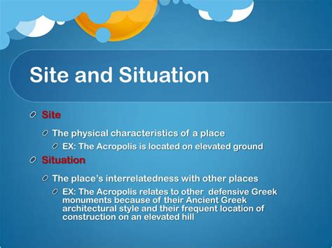 Situation Definition AP Human Geography