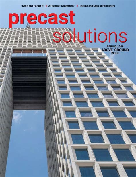 National Precast Concrete: The Future of Construction Strategies for Success in the National Precast Concrete Industry Common Mistakes to Avoid in the National Precast Concrete Industry Applications for National Precast Concrete Your Partner for National Precast Concrete Projects Tables