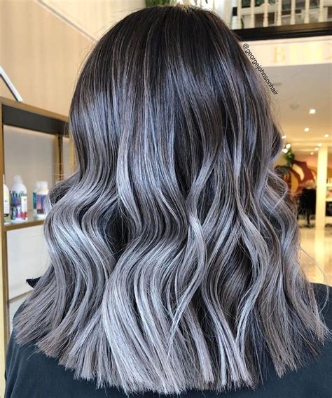 Silver Hair Highlights on Dark Brown Hair: A Sophisticated and Edgy Style