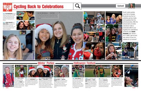 October Student Life Yearbook Pages