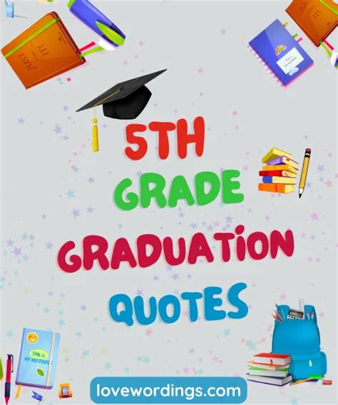 Graduation Quotes for Fifth Graders
