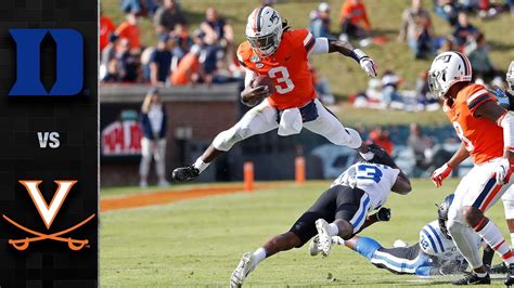 Uva Vs Duke Football: A Historic Rivalry