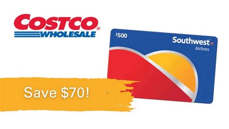 Southwest Gift Card Costco: Save and Earn with Every Purchase