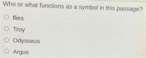 Who or What Functions as a Symbol in This Passage?