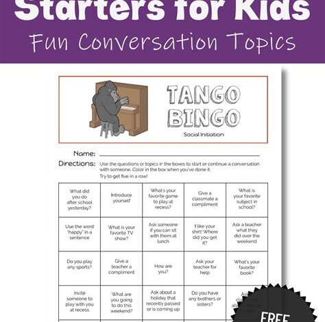 Table Topics for Kids: Engage Their Curiosity and Communication Skills