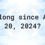 How Many Days Till April 24, 2024? Why Use a Countdown Calendar? Creative Ways to Use a Countdown Calendar Conclusion FAQs