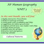 Unit 3 AP Human Geography Practice Test: Cultural Patterns and Processes